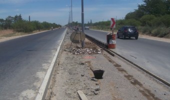 Avances en la obra de la avenida Antártida Argentina Avances en la obra de la avenida Antártida Argentina