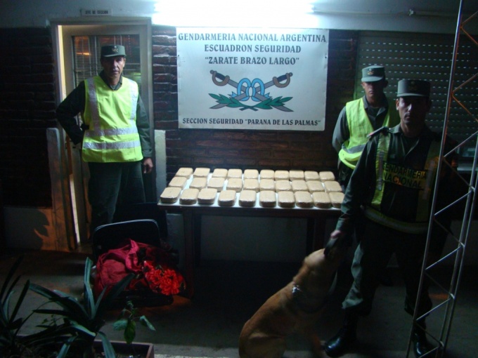 Gendarmería incautó 30 kilos de cocaína: dos detenidos