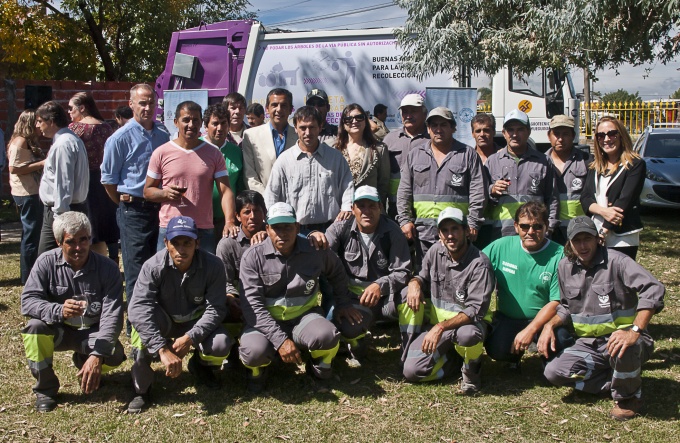 La empresa Agrotécnica Fueguina ya opera oficialmente el servicio de recolección y barrido