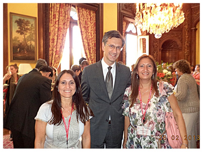 El embajador de Francia recibió a autoridades de la Alianza Francesa local