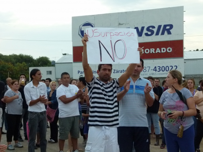 Vecinos de Los Ceibos se movilizaron preocupados por un asentamiento