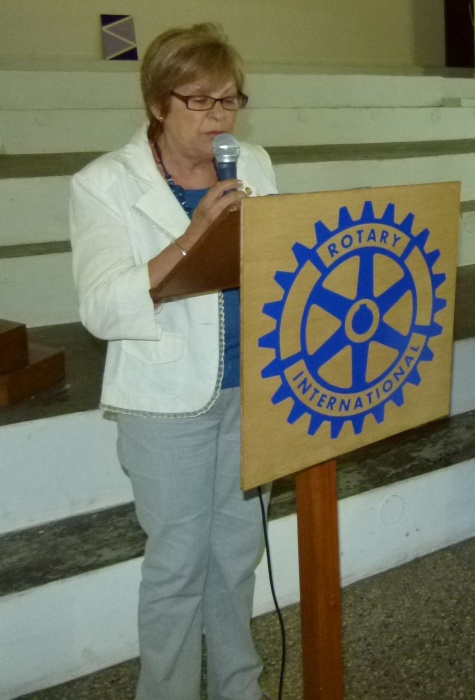 Raquel Mainini es la nueva presidente del Rotary Club