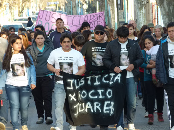 Marcharon para pedir justicia por Rocío Juárez