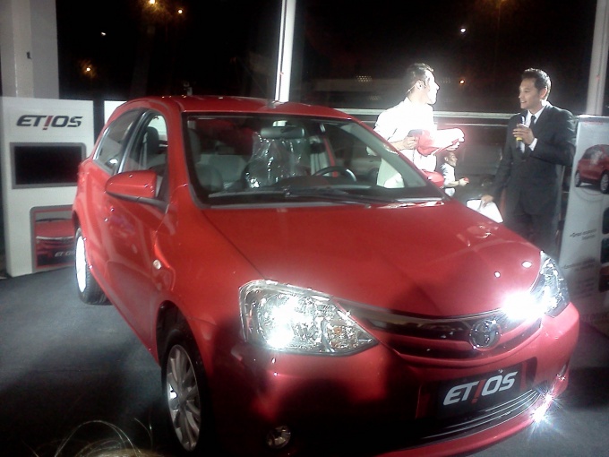 La presentación en la Concesionaria Toyota Panamericana.