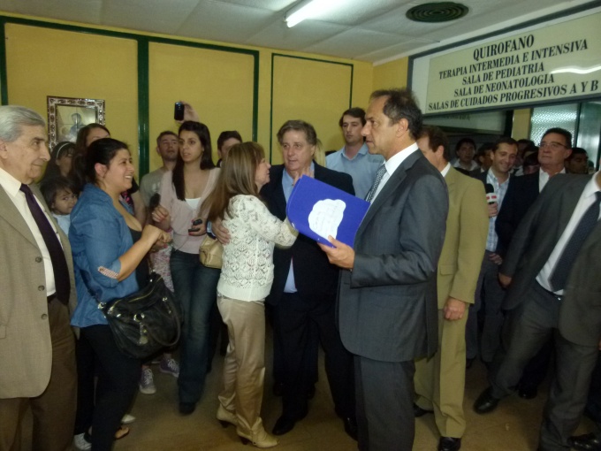Scioli prometió terminar las mejoras de la Ruta 6
