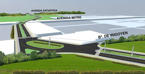 Proyecto de la vía de circunvalación; la obra ya fue licitada.