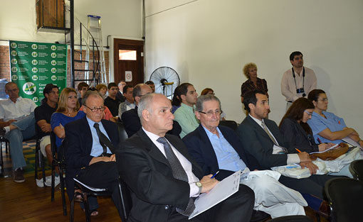 Profesionales de la salud de la zona presentes en la jornada.
