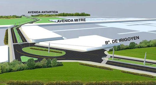 Proyecto municipal de la Avenida de Circunvalación en Zárate.
