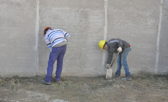Trabajos en el Centro de Gestión del Conocimiento.