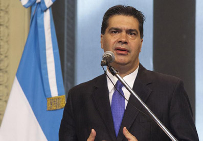 El dinero se consiguió a través de Capitanich.