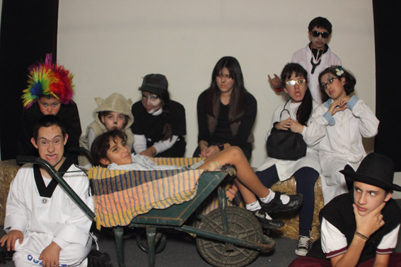 Integrantes del grupo de teatro "Catarsis".