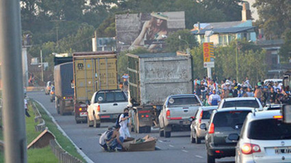 Los saqueos en Panamericana, hace dos años.