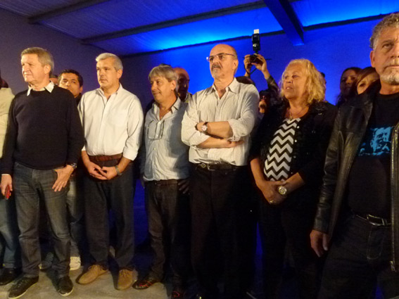 Mario Oporto, Julián Domíngez, Abel Furlán, Carlos Tomada y Stella Giroldi.