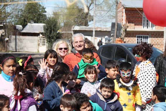 El candidato del FR, Gustavo Morán, en el festejo.