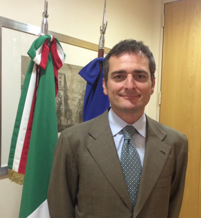 Cónsul italiano en Buenos Riccardo Smimmo.