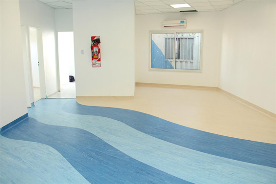 Una de las salas de la nueva Pediatría que se amoblará.