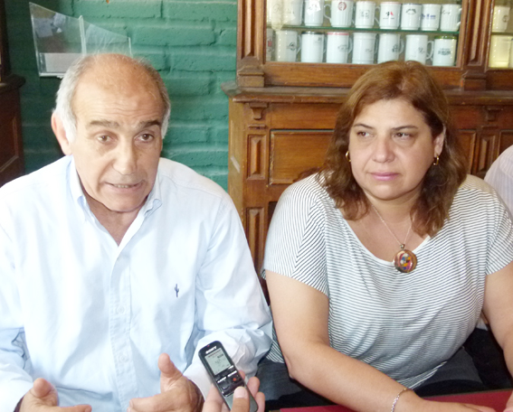 Daniel Salvador y Sandra Paris.