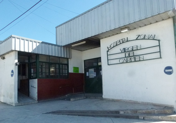 El Hospital Zonal "Virgen del Carmen".