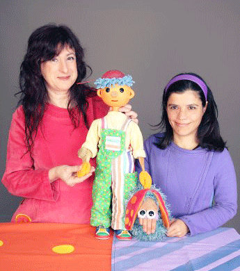 Las atitiriteras Sandra Antman y Ema Fernández Peyla.