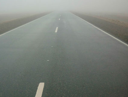 Densos bancos de niebla afectaron la visibilidad en las rutas de la ...