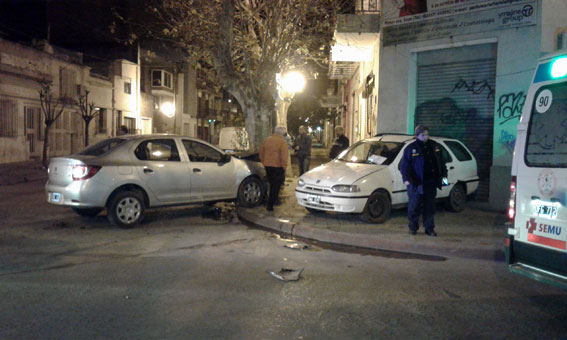 El accidente en Pinto y Alem.