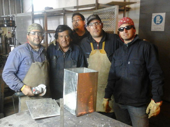 La urna solidaria recorrió la ciudad de Campana.