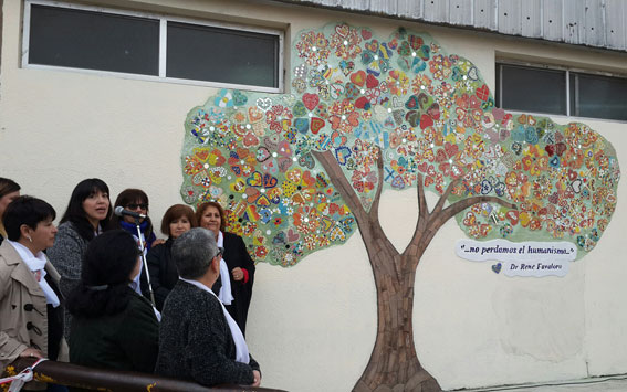 Andrea Deroso, encargada del proyecto dedicado al Dr. Favaloro.