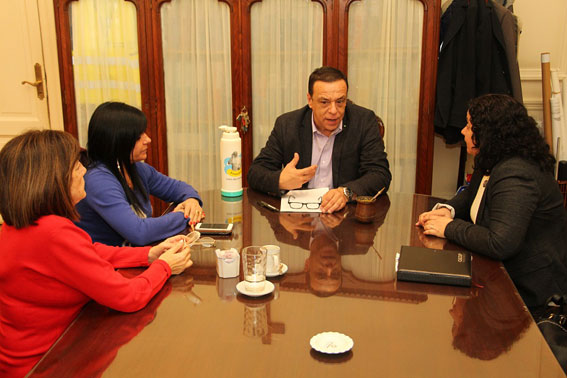 Lilian Burroni, Rosana Nuñez, Osvaldo Cáffaro y María Laura Gasque.