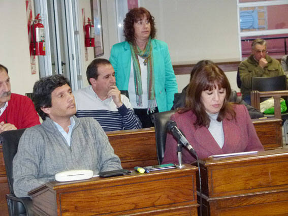 Concejales del bloque oficialista Nuevo Zárate.