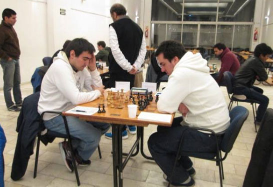 Federico Pérez Ponsa y German Della Morte durante la primera fecha del torneo