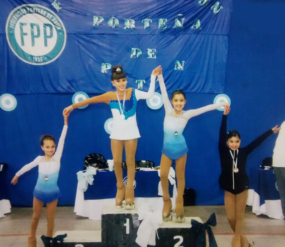Brisa Mele en el segundo lugar del podio en el Selectivo realizado en el Club Vélez.