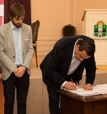 Días atrás se entregaron subsidios del Programa Mejor Escuela.