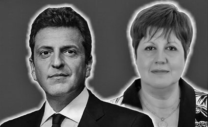 Sergio Massa y Stella Mendaño.