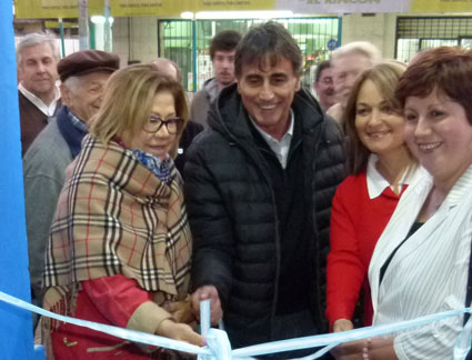 La inauguración del local del Frente Renovador el viernes pasado en Villa Fox.