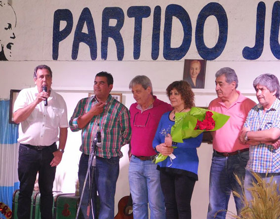 Omar Bernués, Leonel Soto, Furlán, Irene Trevisol, Jorge Blanco y Oscar Villarreal.