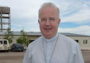 El obispo de Zárate-Campana, monseñor Pedro María Laxague.