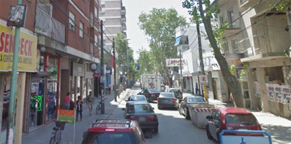 La zona de los incidentes.