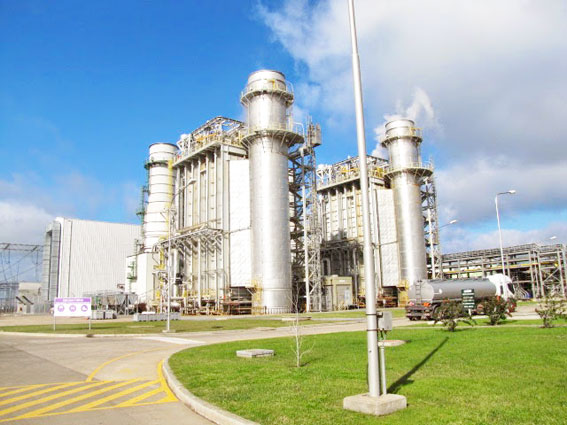 La termoeléctrica Campana.