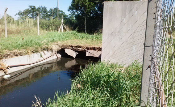 La planta de tratamiento de efluentes: “Las obras nunca se terminaron”, dicen los vecinos