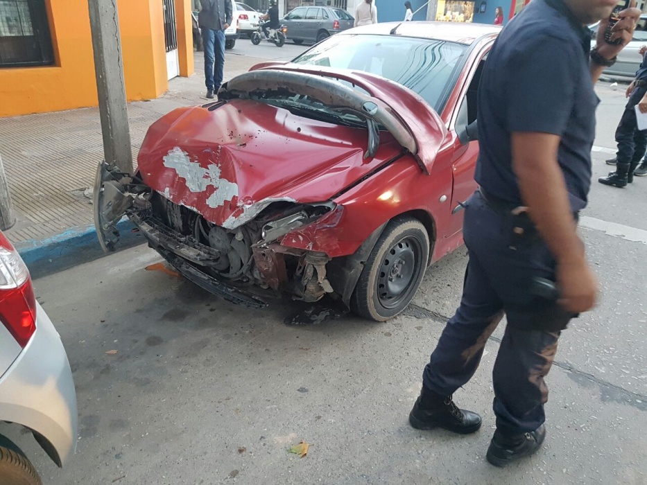 Choque en Brown e Ituzaingo
