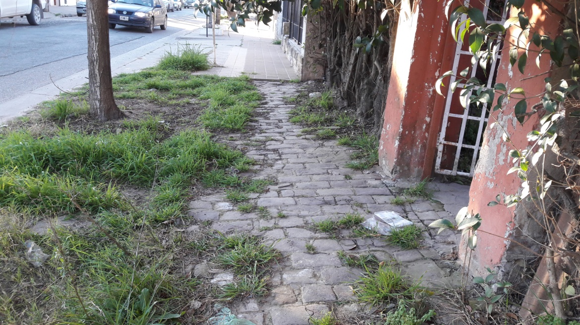 Hay infinidad de veredas en mal estado en la ciudad | La Voz de Zárate