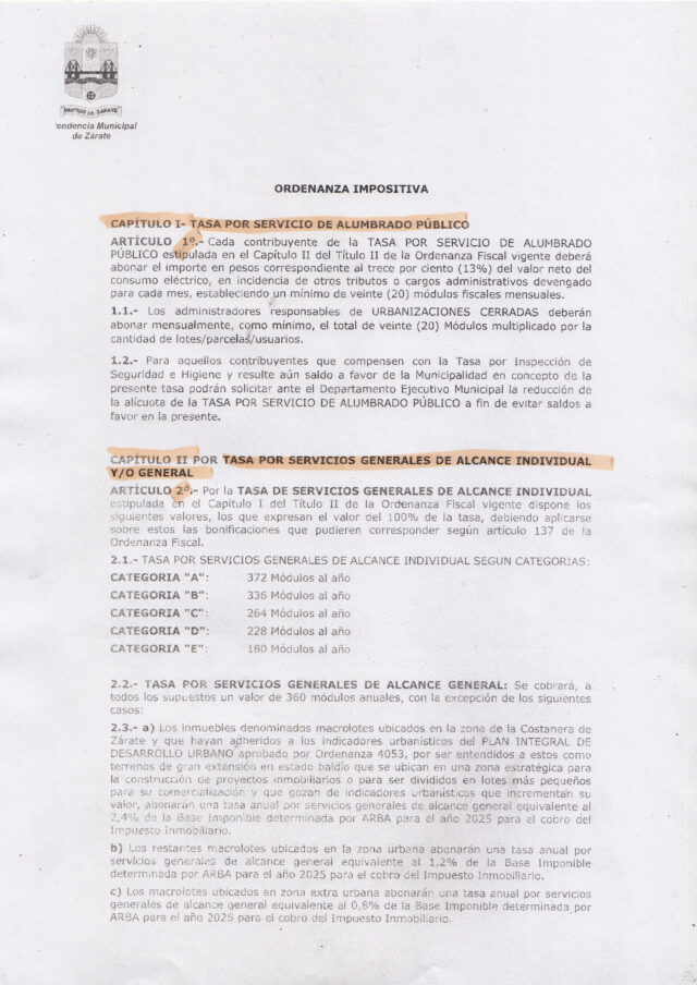 ordenanza
