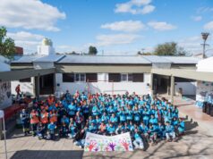 Con más de 350 personas, el Voluntariado de Tenaris renovó la Escuela Primara N°15 y el Centro Educativo de Nivel Secundario N°451 de Campana