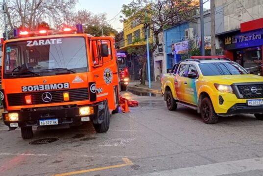30 personas evacuadas tras el incendio en un edificio céntrico