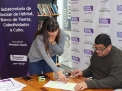 Abella acompañó la entrega de Actas de Protección de la Vivienda: “Garantiza un techo seguro para siempre”