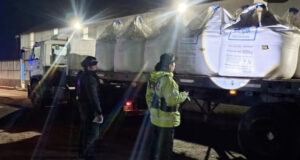 Gendarmería decomisa en San Nicolás un cargamento de carbonato de sodio