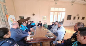 Matzkin reunió a todas las fuerzas de seguridad