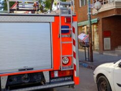 Susto en edificio céntrico con ascensor atascado