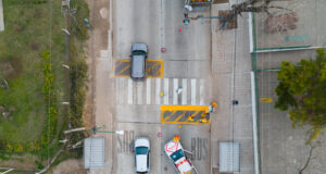 Ruta 4: comenzó la demarcación vial que marca el cierre de la primera etapa de la reconstrucción
