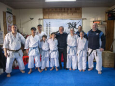 Abella visitó a jóvenes campanenses que participarán del Mundial Junior de Karate